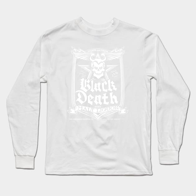 Black Death Malt Liquor Long Sleeve T-Shirt by OniSide